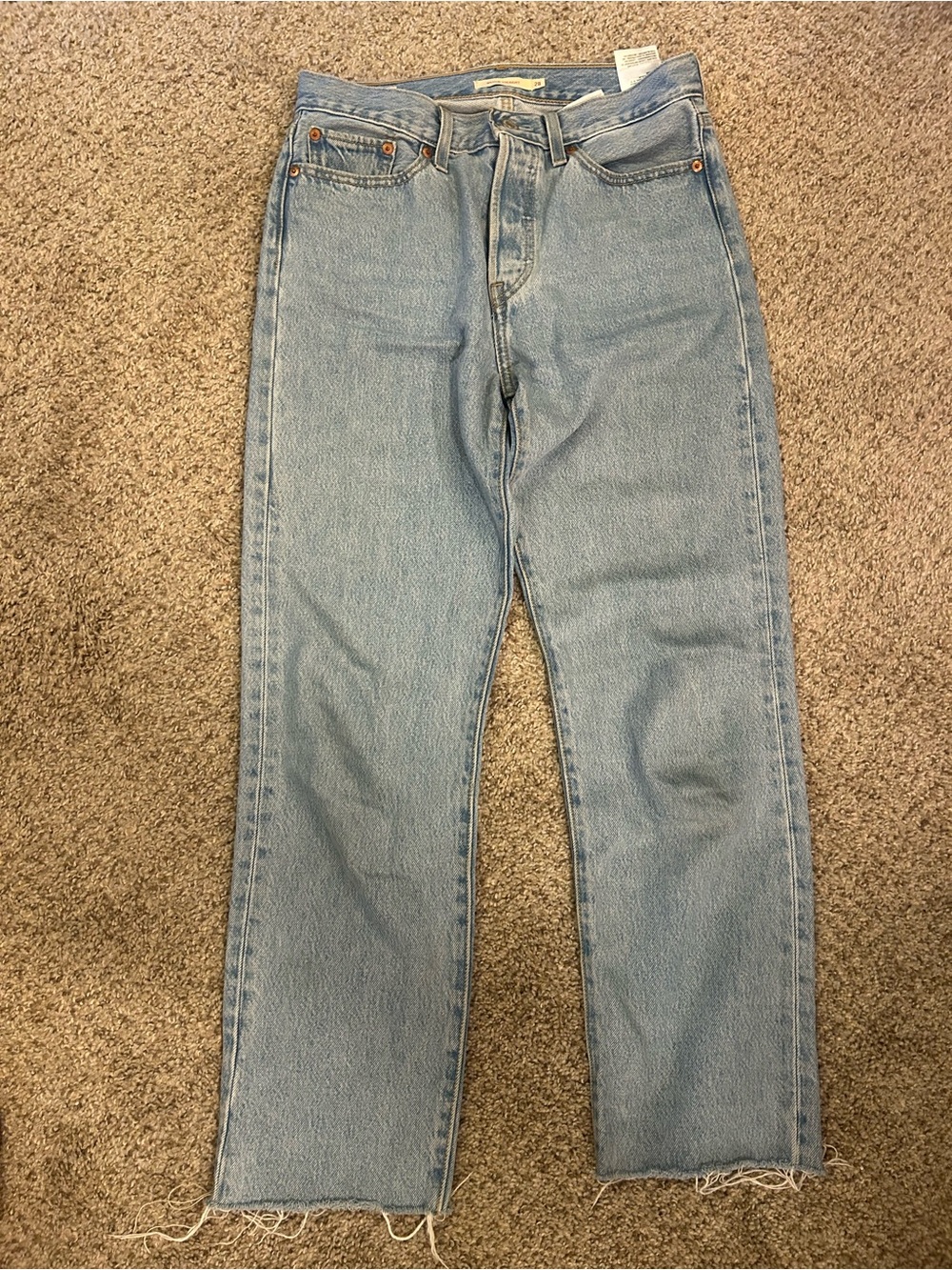 Levi's Light Blue High-Rise Women's Jeans wedgie straight